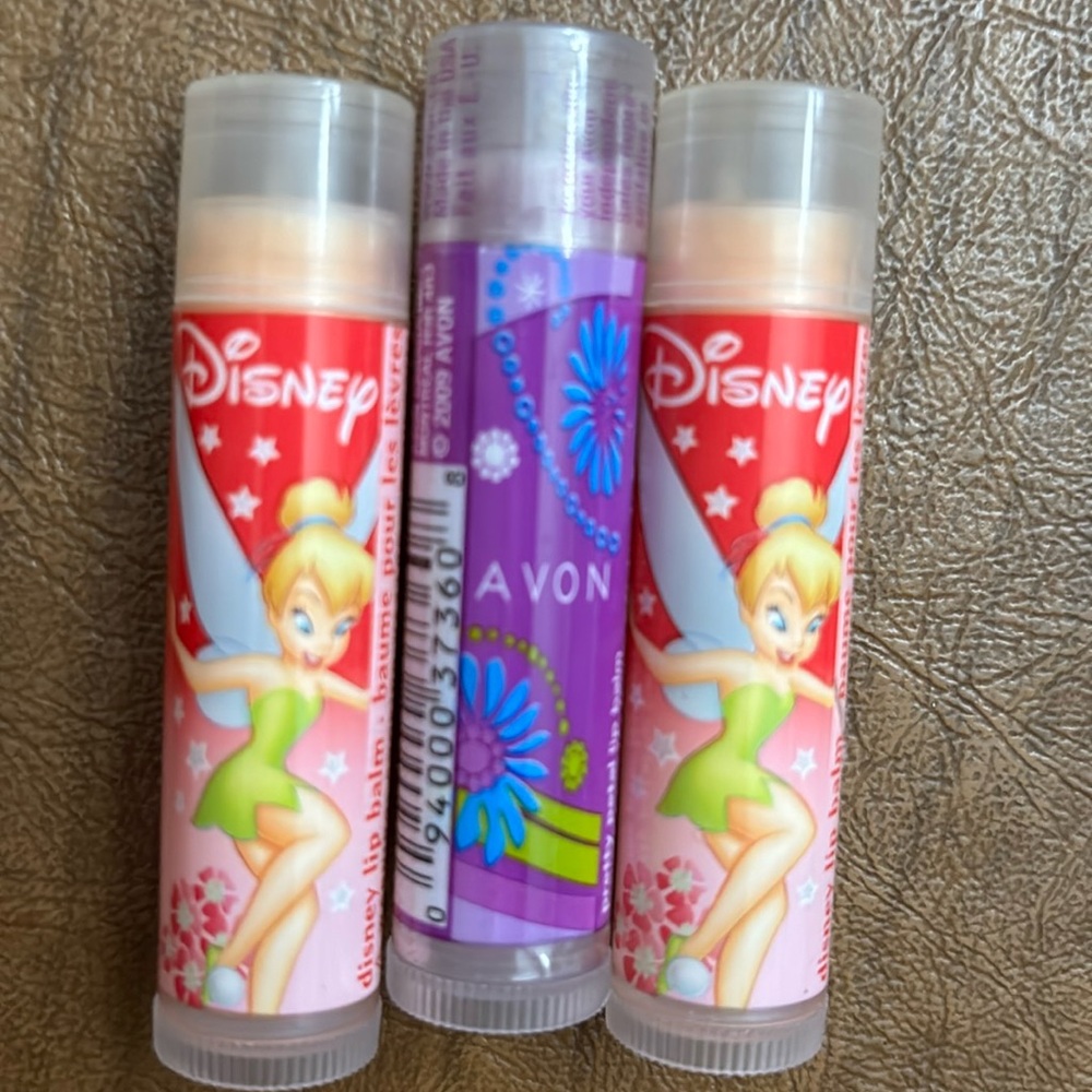 A set of 3 Avon Disney chapstick
